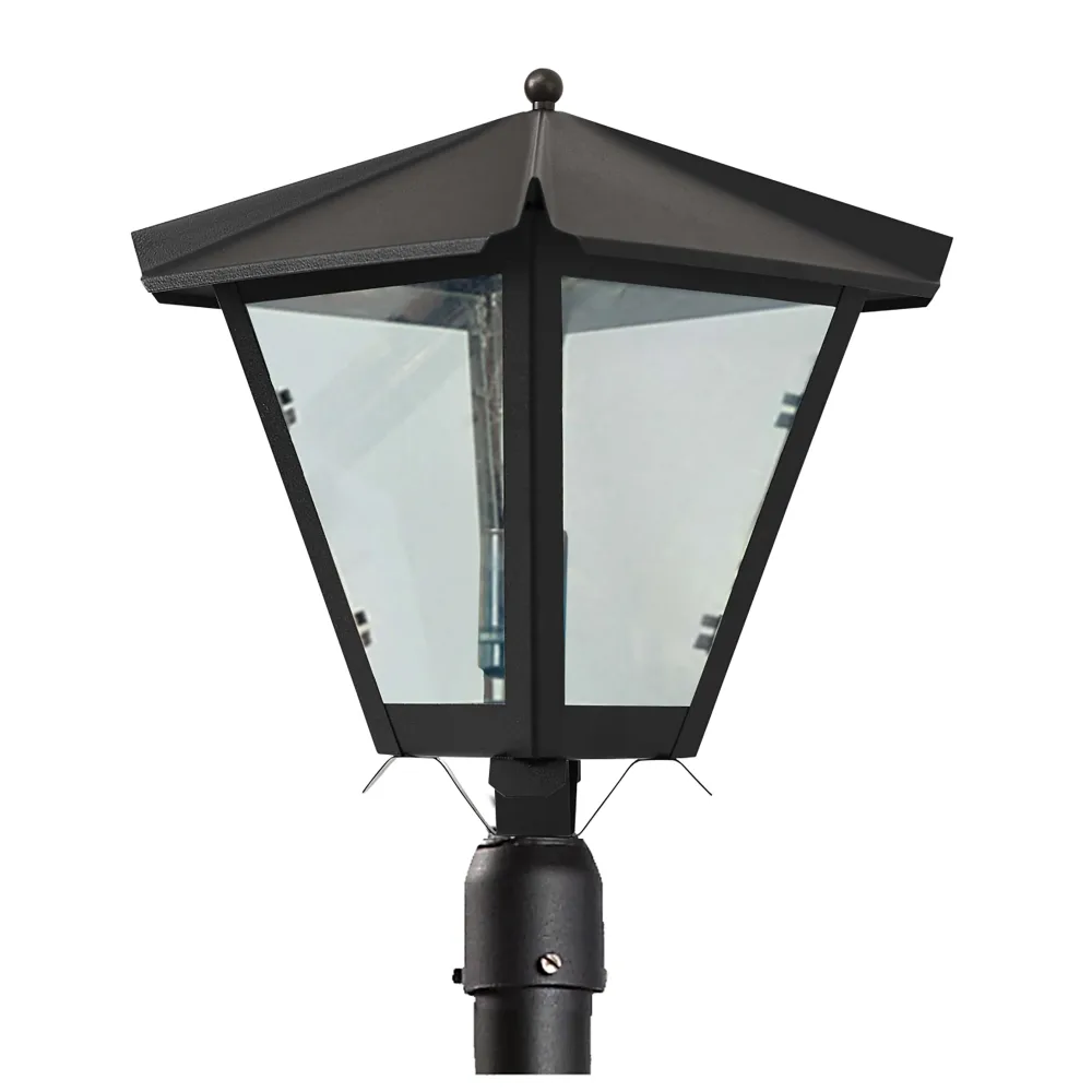 Westal Gustav Stolplykta Ø60 mm, 440 x 320 mm, E27 Svart, fönsterglas