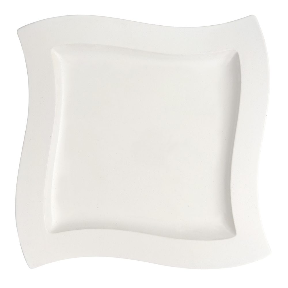 NewWave serveringsfat 34x34 cm, Vit