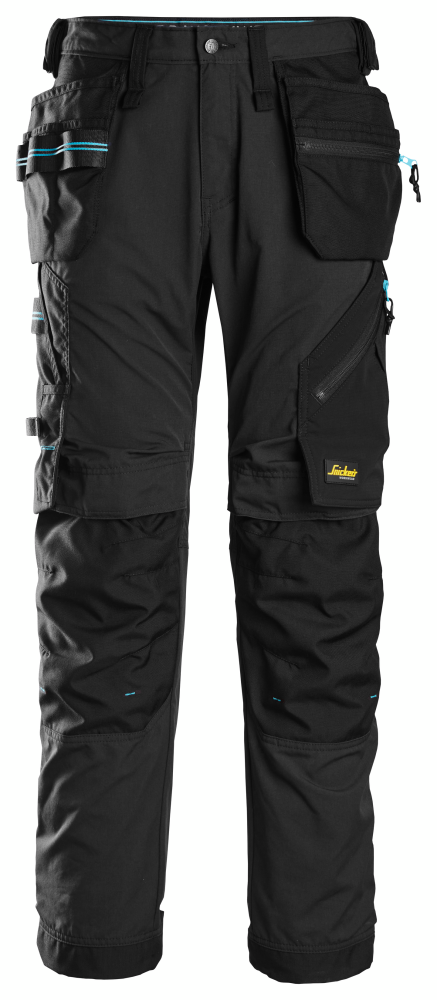 ARBETSBYXA SNICKERS WORKWEAR HF LW 37.5 SVART, STL 108