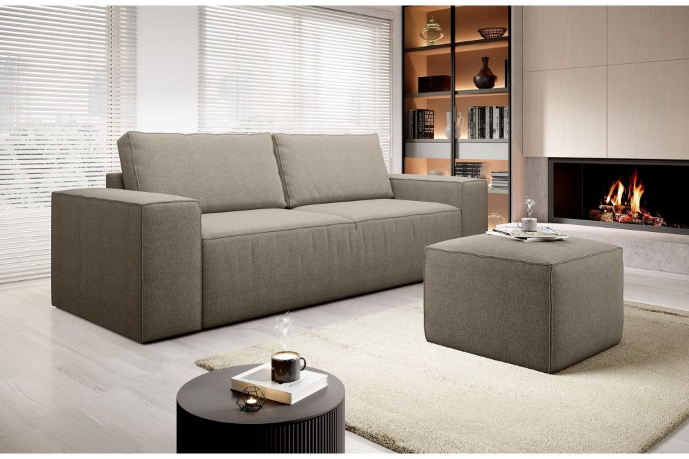 Kamli Bäddsoffa 3-sits med Förvaring