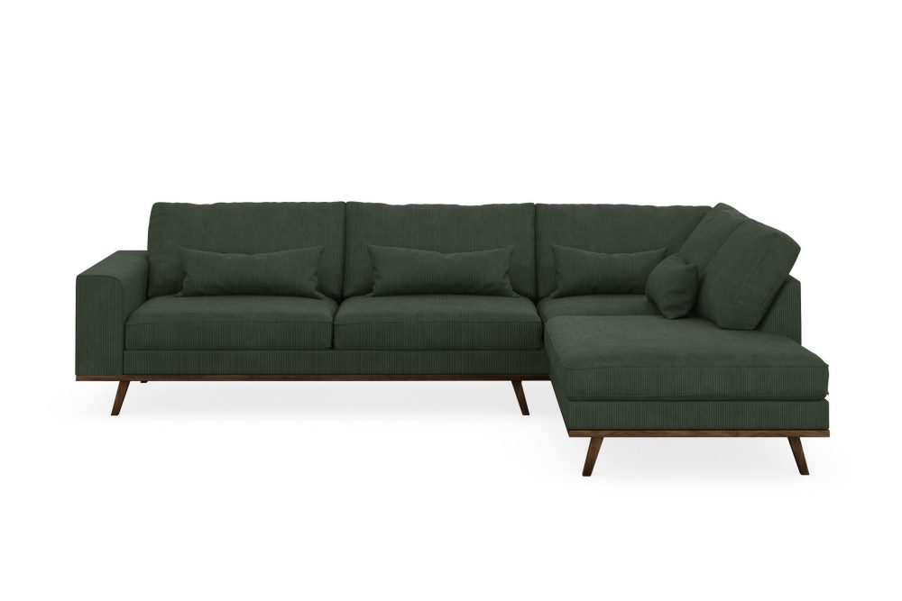 Copenhagen 4-sits Högervänd L-formad Schäslongsoffa i Manchester