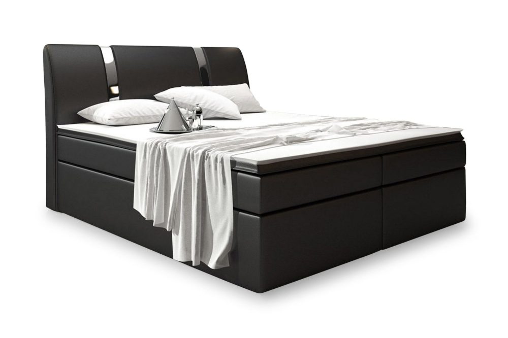 Modena Sängpaket 160x200 med Förvaring Slät Gavel