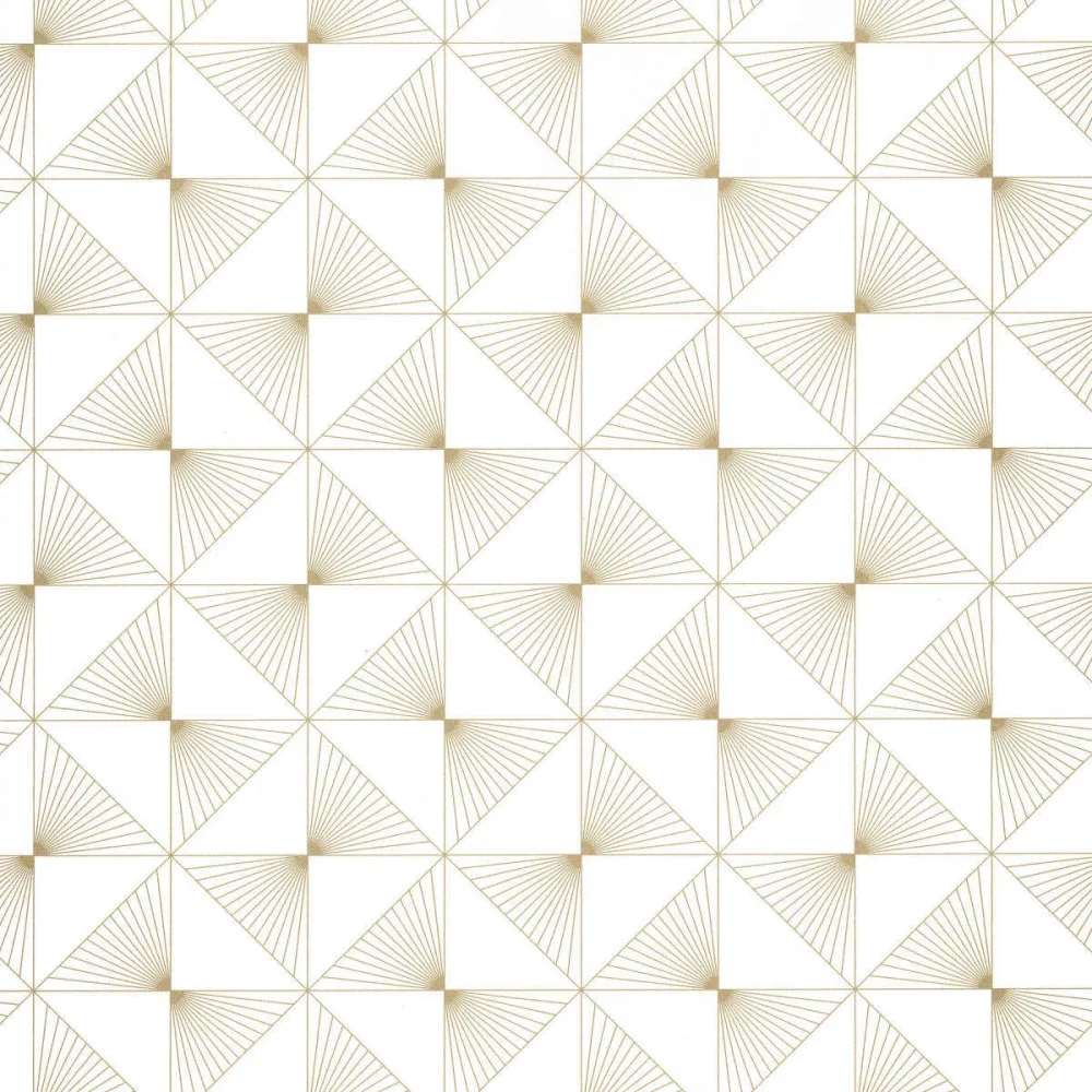 So White 4 Spaces Lines Blanc/or Swt100130020 Tapet | Stuvbutiken - Bild 2