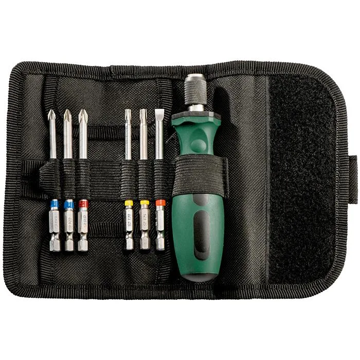 Metabo 626723000 Bitssats 6 delar, med handtag och väska