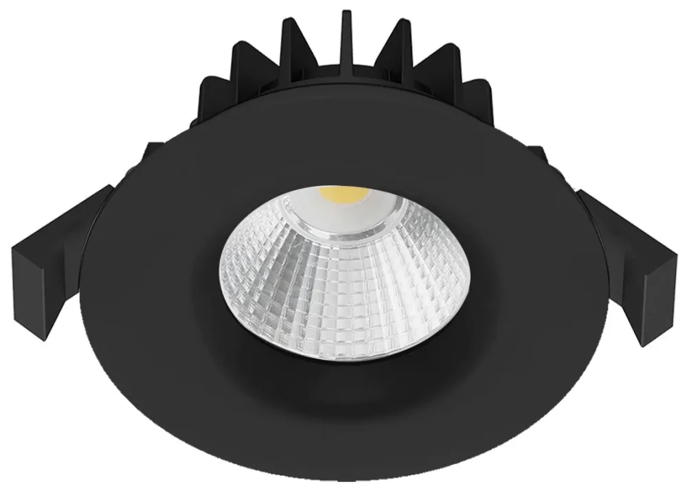 Westal WLD-R74 Downlight fast, 6 W 3000 K, 430 lm, Svart, 60°