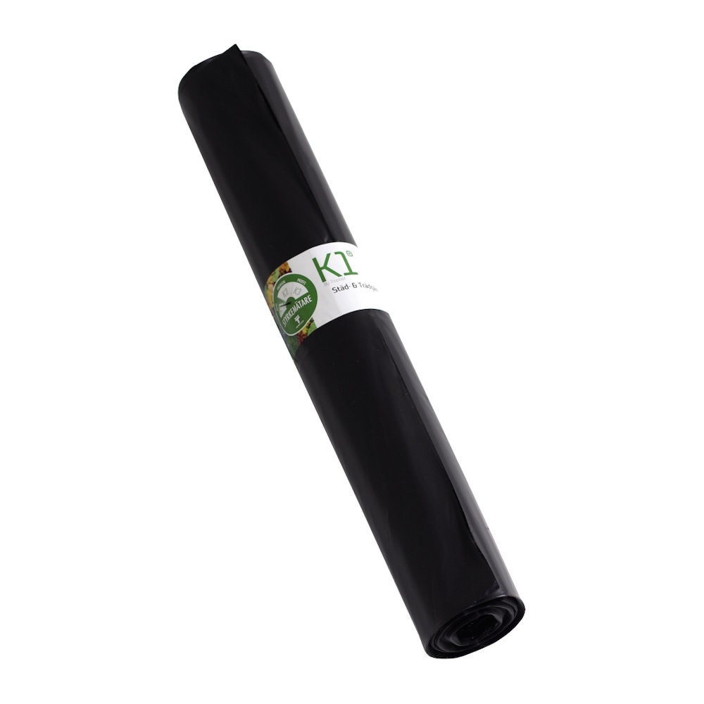 Sopsäck K1 Städning, 125L, Svart, 250st, Trioworld