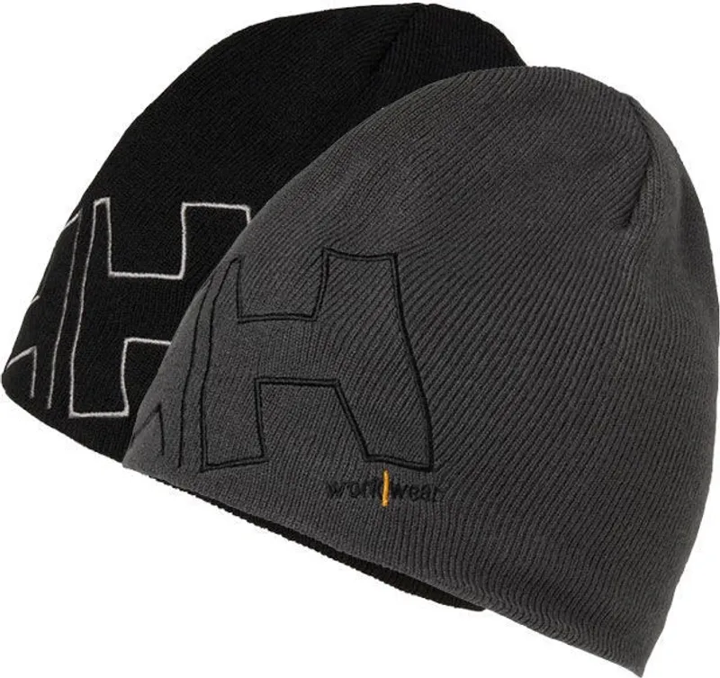 Helly Hansen 79830 Classic Logo Beanie mössa Svart/Grå
