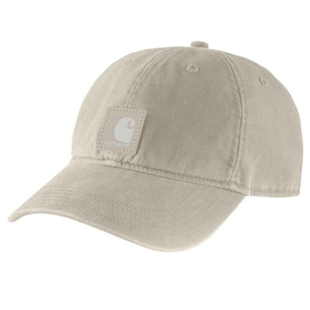 Kjøp Carhartt Keps vasket kanvas, brosteingrå