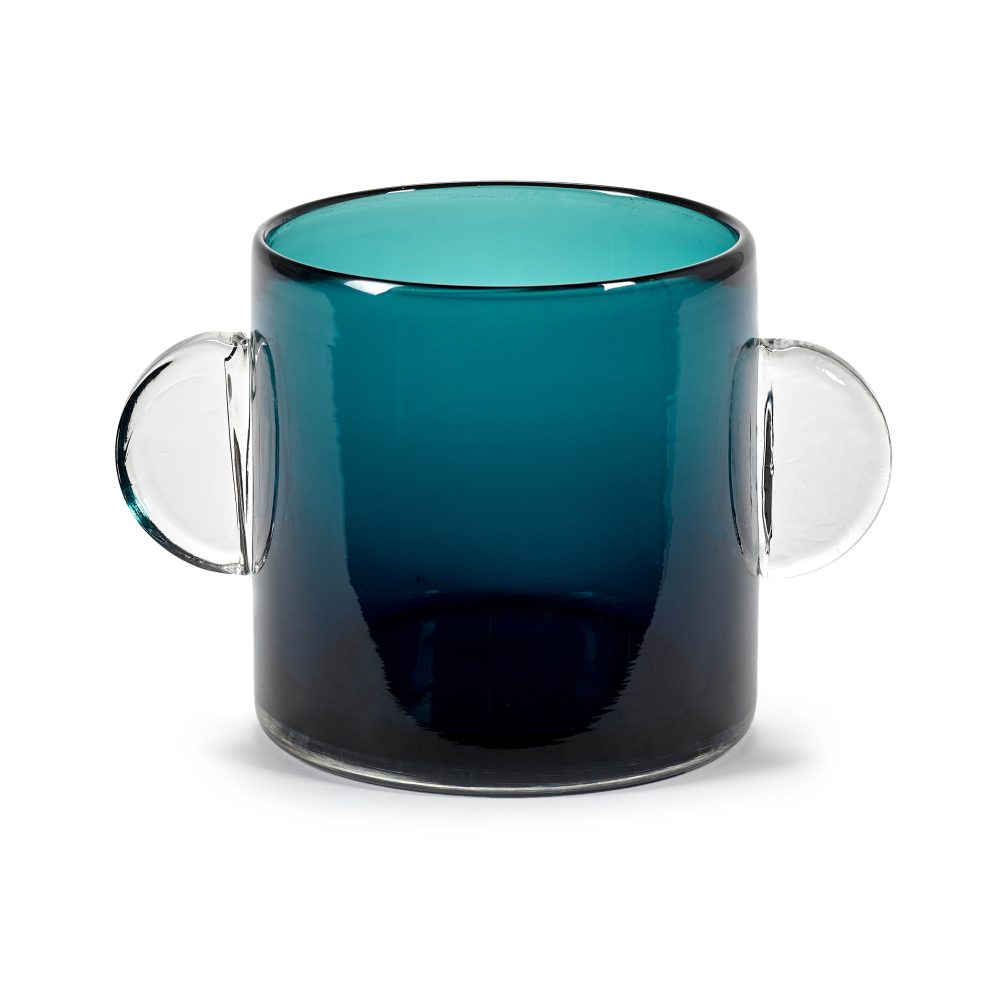 Wind & Fire vas med öra 13 cm, Dark blue