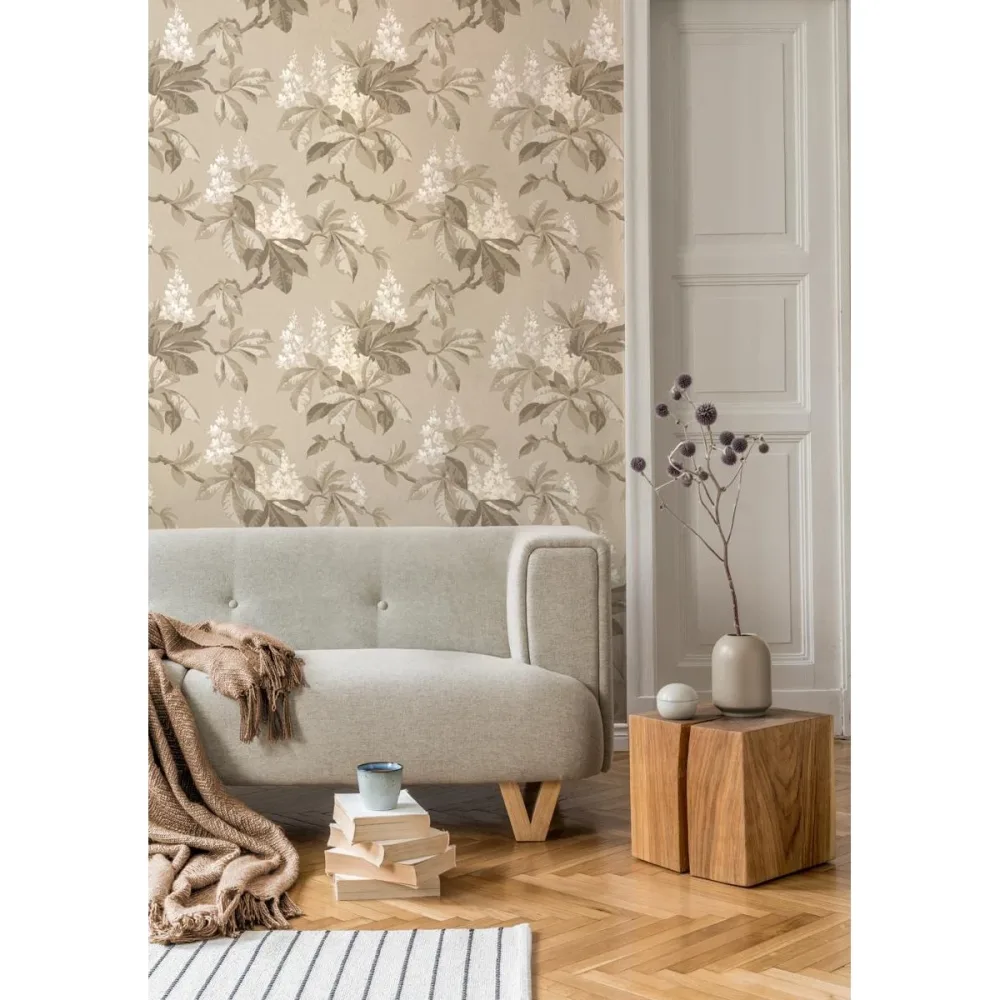 Ashdown Chestnut Floral M1820 Flerfärgad Tapet | Stuvbutiken - Bild 3