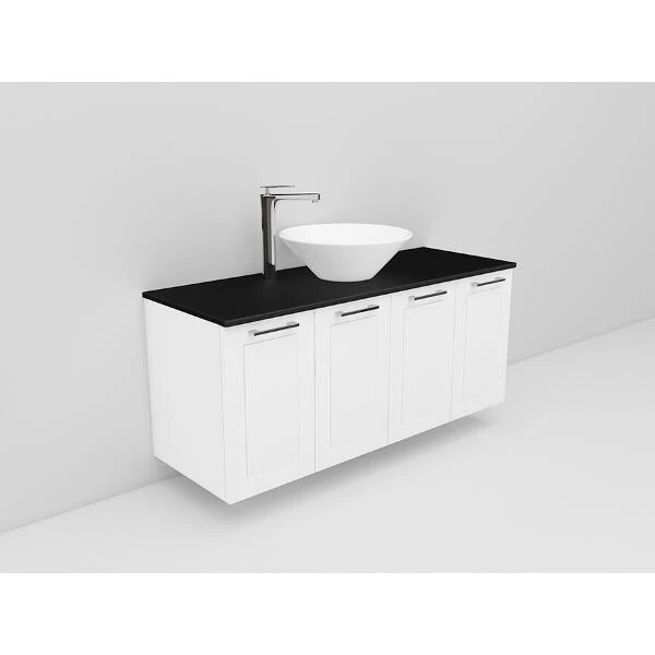 Badrumsmöbel Flexline Modell 126 120cm, Vit, Ram | Stuvbutiken