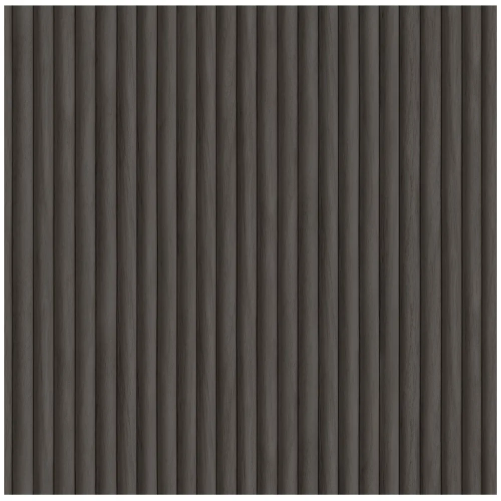 Journey to the East Teak Charcoal 91862 Svart Tapet | Stuvbutiken