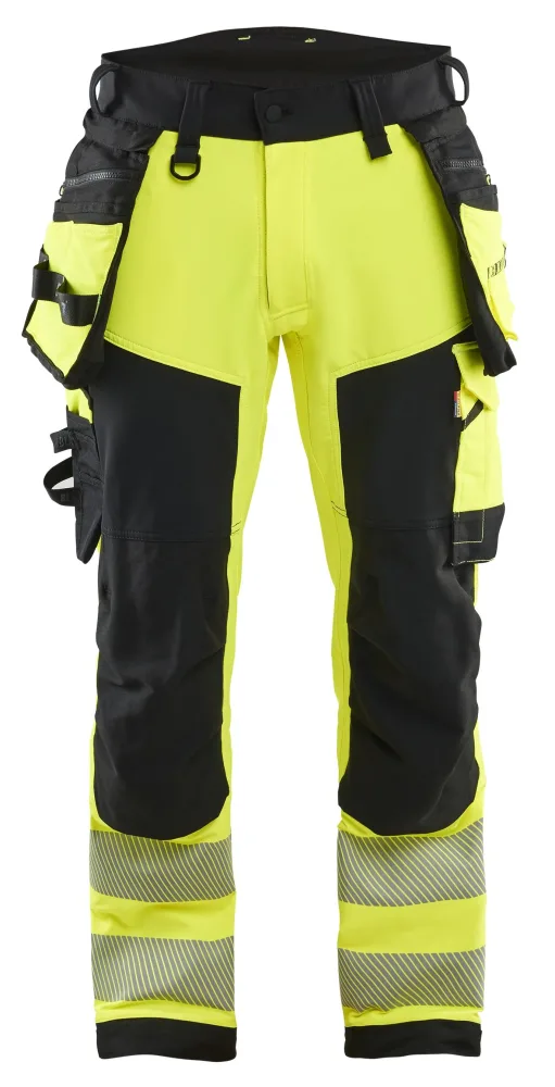 Blåkläder 112216483399C146 Arbetsbyxa varsel, gul/svart Gul/svart