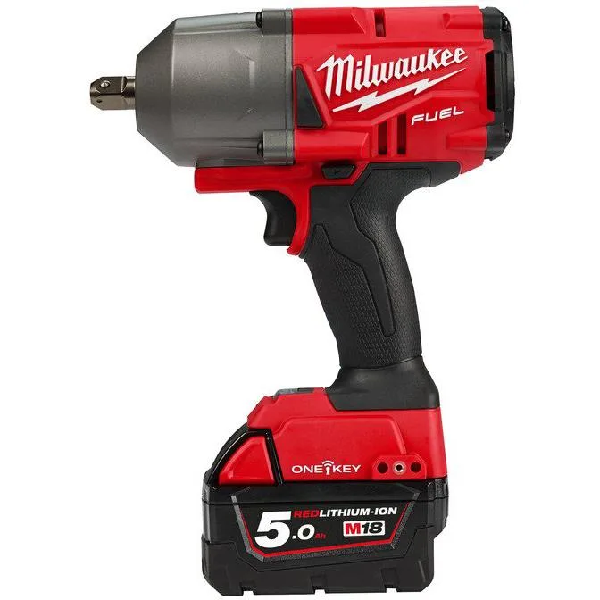 Milwaukee M18 ONEFHIWP12-502X Mutterdragare med batteri och laddare