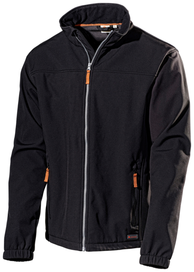 JACKA L.BRADOR SOFTSHELL 554P SVART M