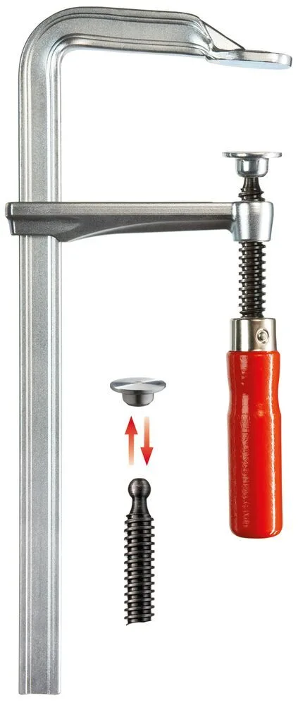 Bessey GZ40 Skruvtving Exakt 90°, liten vinkeltving Spännvidd 400 och djup 120 mm