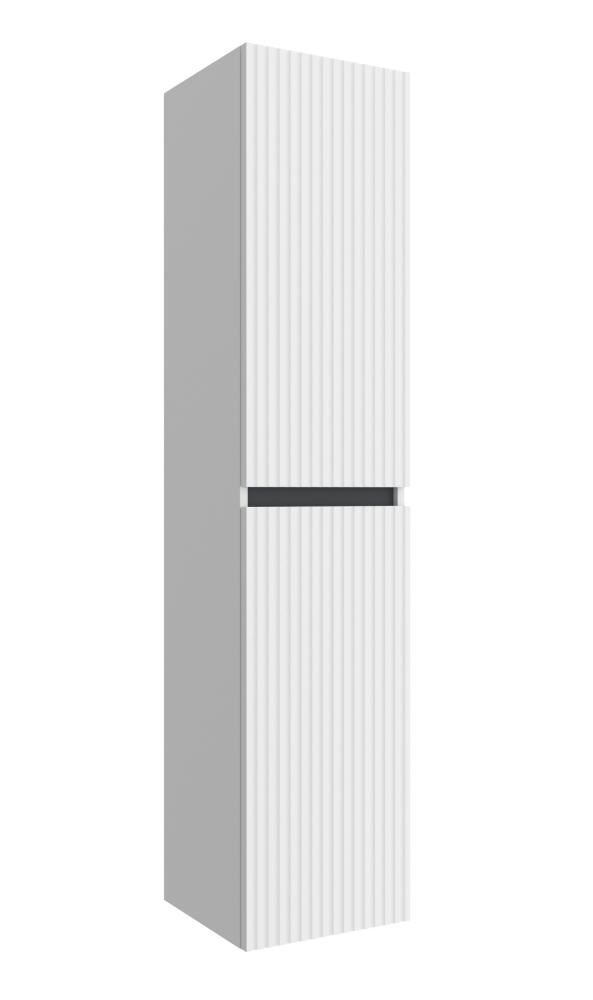 HÖGSKÅP CELLO LAKE 160CM VIT