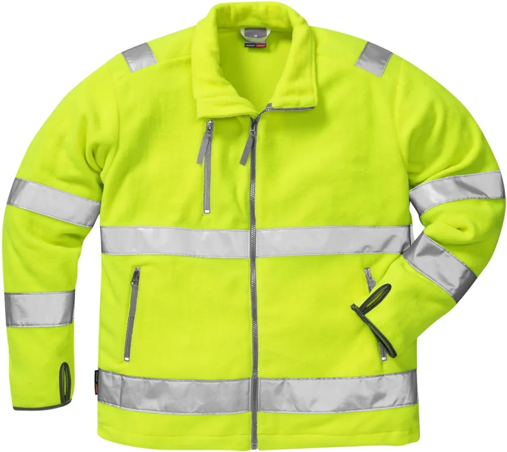 Fristads 4400 FE Fleecejacka varselgul 2XL