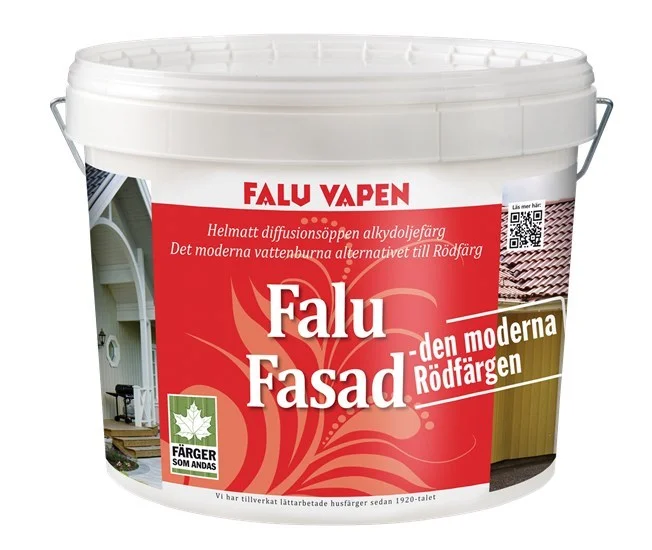 Falu Vapen Fasadfärg Ljusröd 10L