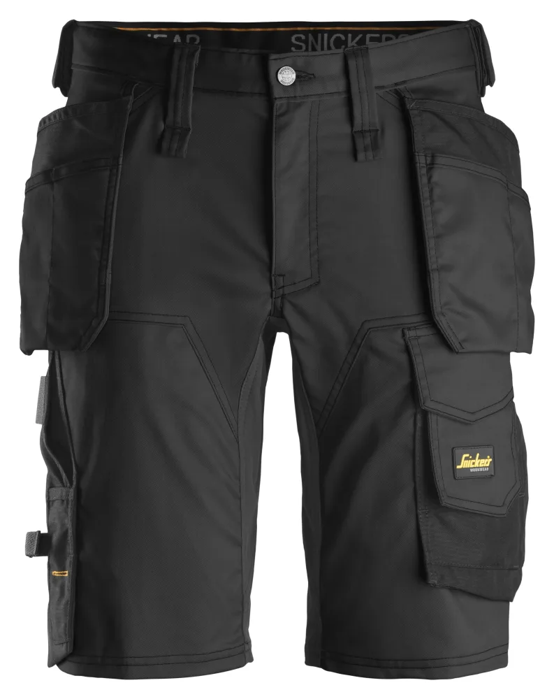 Snickers Workwear 6141 AllroundWork Arbetsshorts vit, svart Vit, Svart