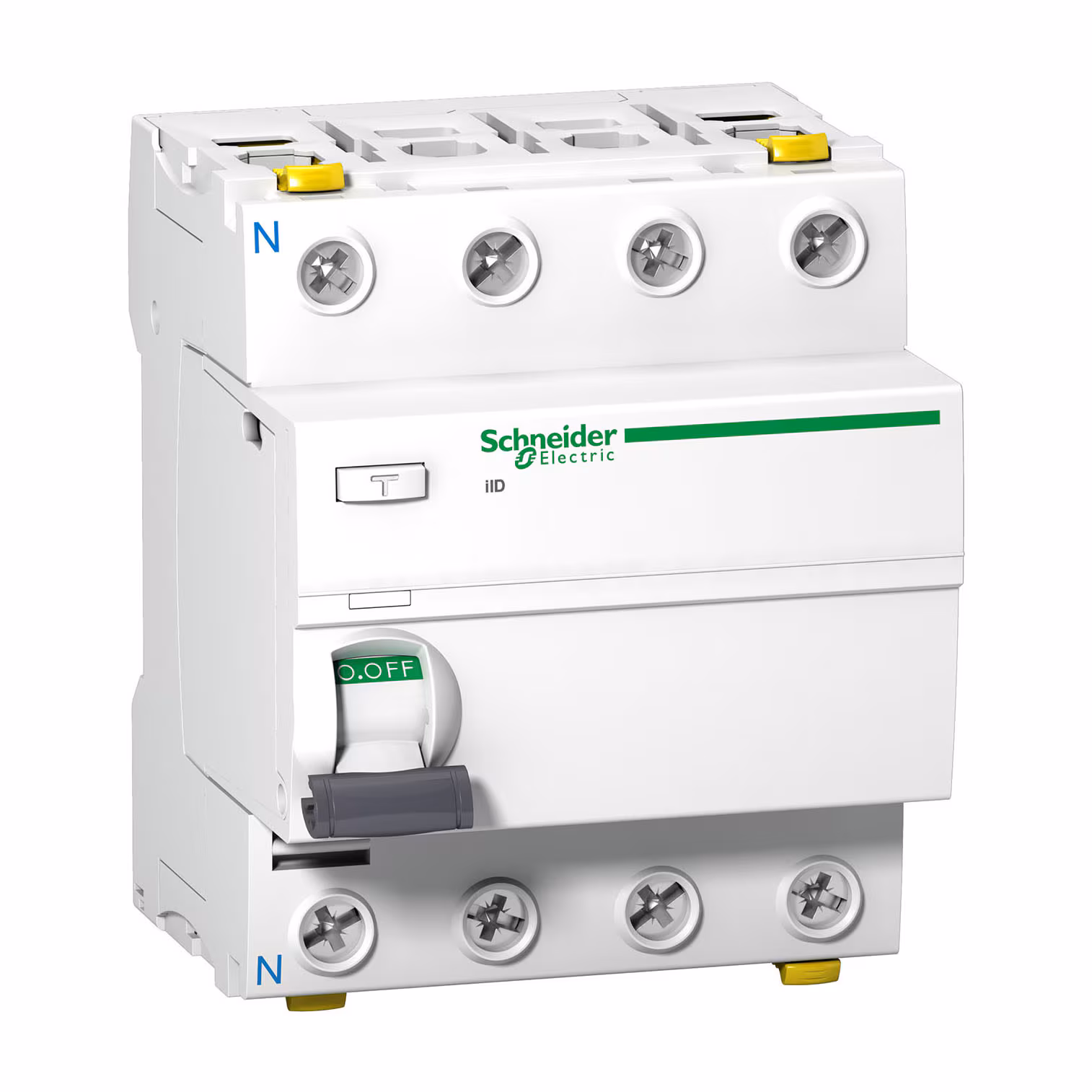 Kjøp Schneider Electric Jordfeilbryter (RCCB), Acti9 iID, 4 P, 40 A, 30 mA, 415 V A, klasse A