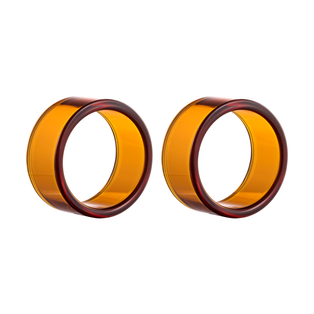 Loop servettring 2-pack, Amber