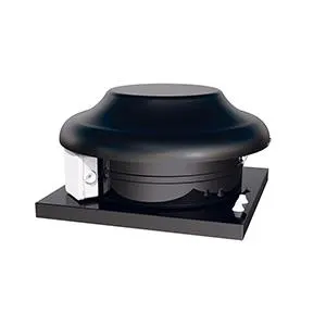 Östberg TKS 400 A1 Takfläkt svart, rektangulär anslutning 449 mm, Luftflöde: 181 l/s