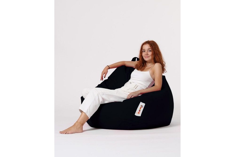 Sittsäckar utomhus Hunny Sittsäck Utomhus 115 cm Svart