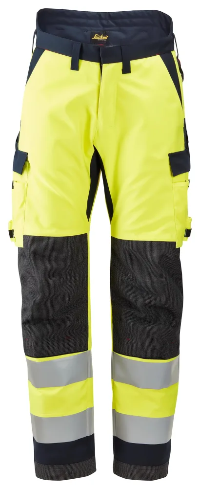 Snickers Workwear 6663 Vinterbyxa varsel, gul/marinblå 100