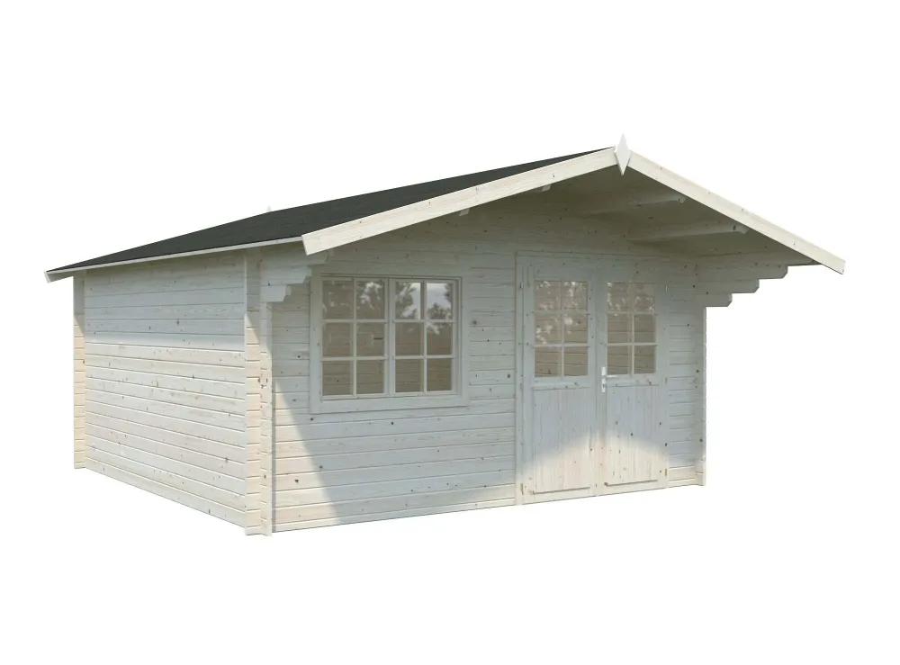 Palmako Britta Stuga 18,1 m²/inv. 17,5 m², utan golv, impr. natur