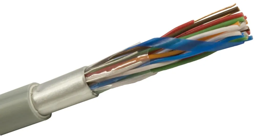 Nexans ELAQBEU Telekabel 10x2x0.5 mm, grå 500 m, trumma