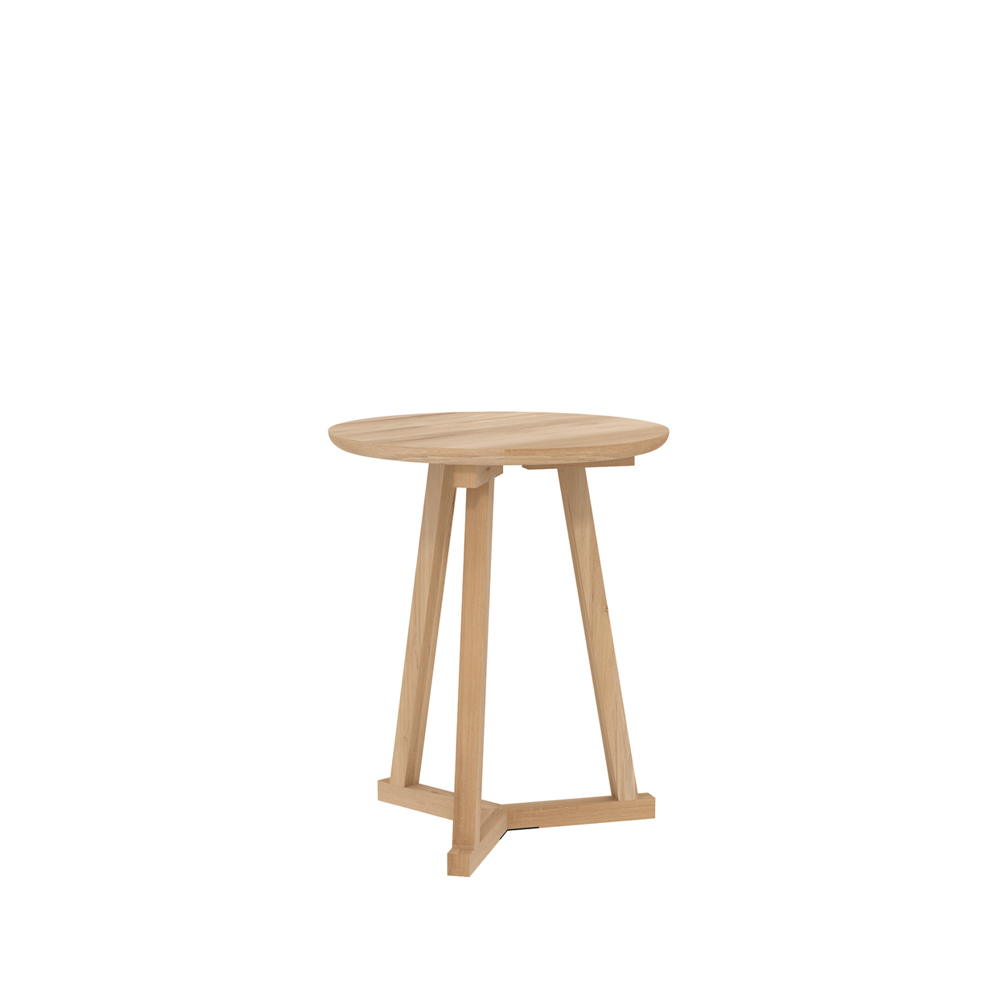 Tripod sidobord, Oak-Wax oil small 56x46 cm