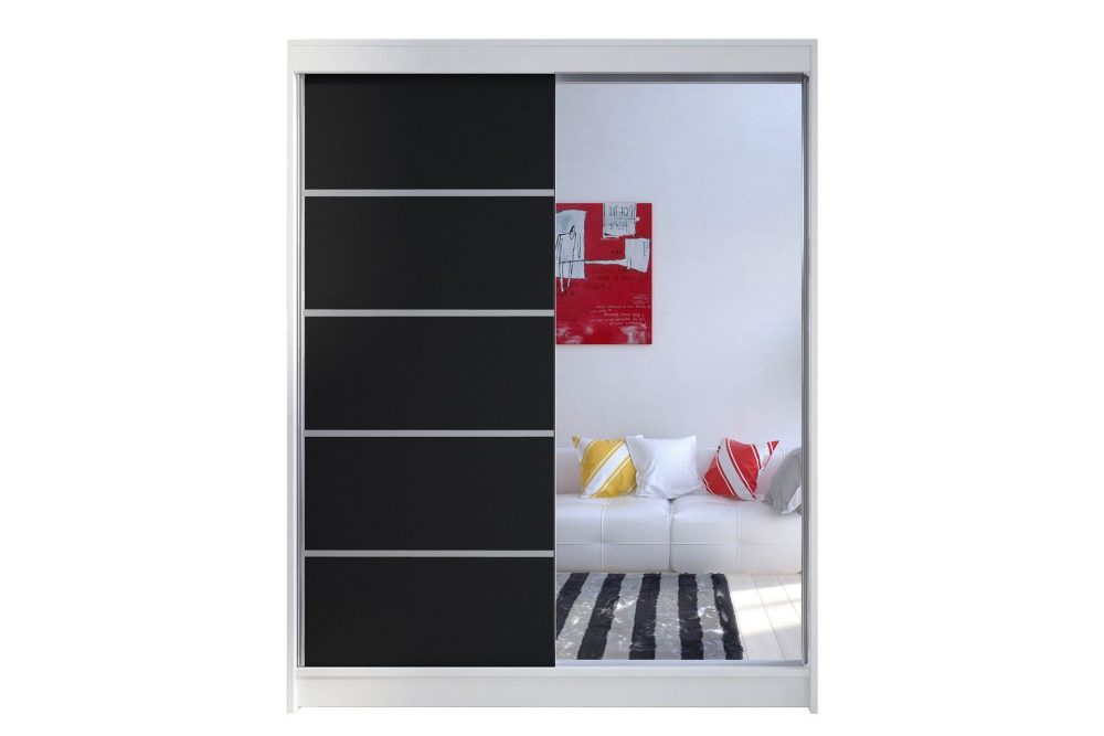 Camino Garderob 58x150 cm LED-belysning