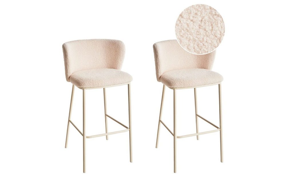 Barstol Mina II set om 2 Beige