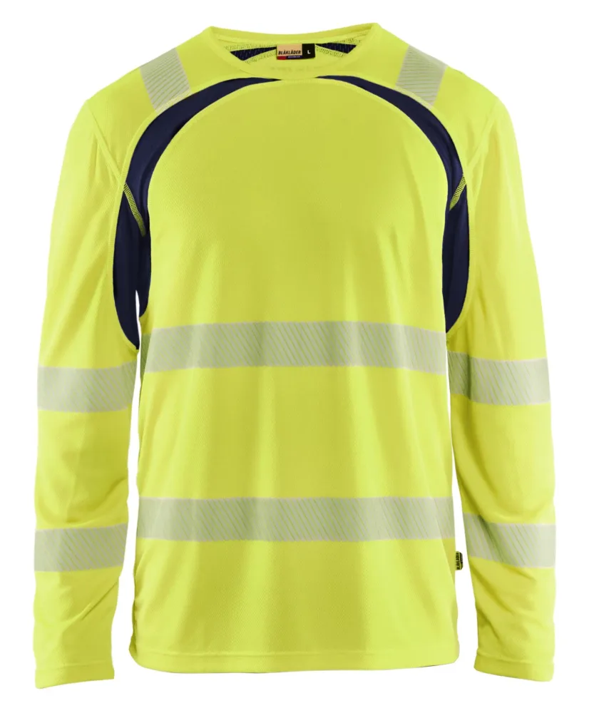 Blåkläder 359910133399XL T-shirt varsel, gul/svart Gul/svart