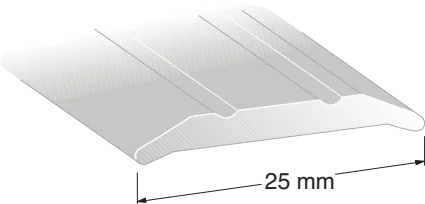 Duri 110403 Skarvlist 25 x 1000 mm, SK2-profil