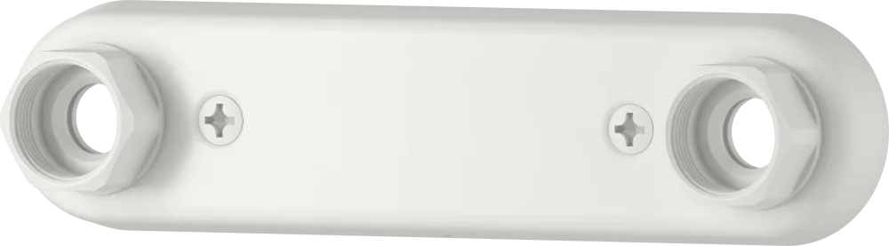 FM Mattsson S600028.22 Blandarfäste Oval, mattvit 15 mm
