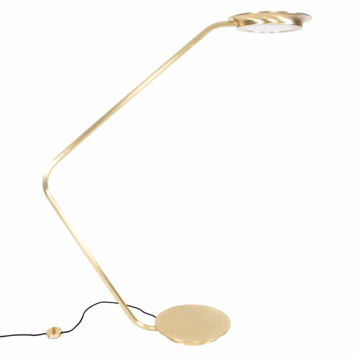 Modernist Floor Lamp Golvlampa, Mässing