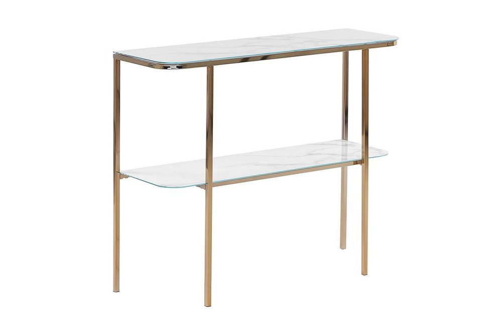 Konsolbord Calvert Vitt, guld