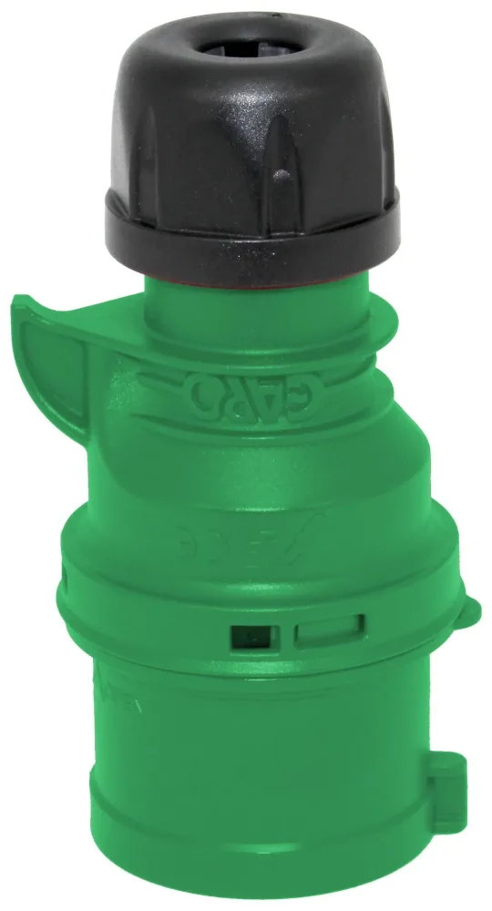 Garo P 432-7 S Stickpropp IP44, 5-polig, 32A Svart, 7 h