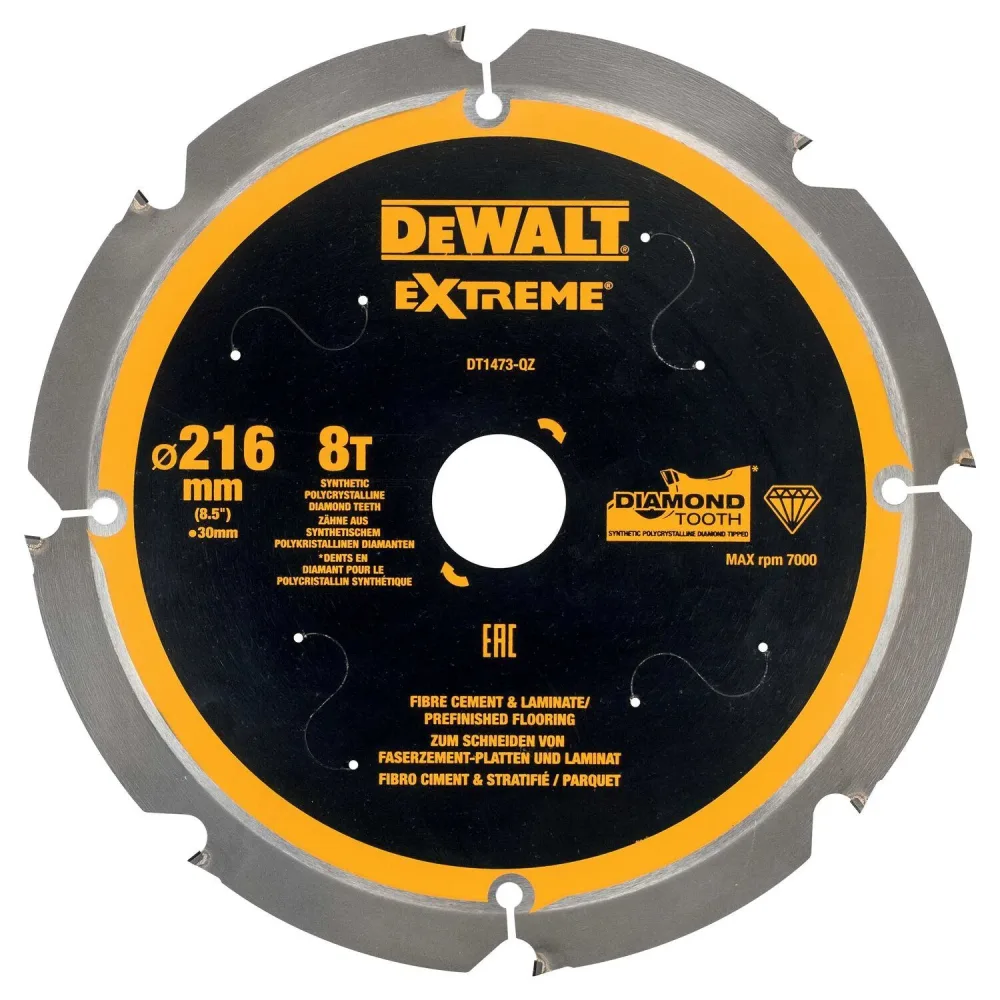 Dewalt DT1473-QZ Diamantkapskiva 216 x 30 mm, 8T
