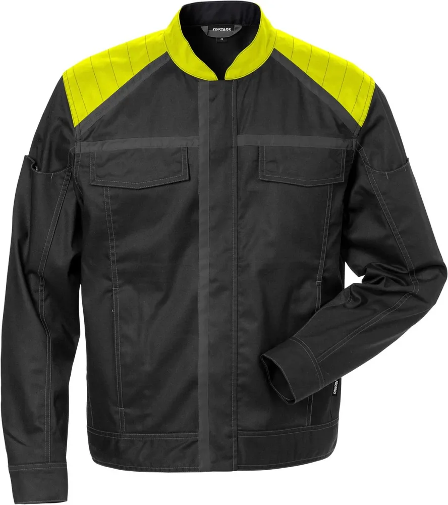 Fristads 4555 STFP Jacka svart/gul XXL