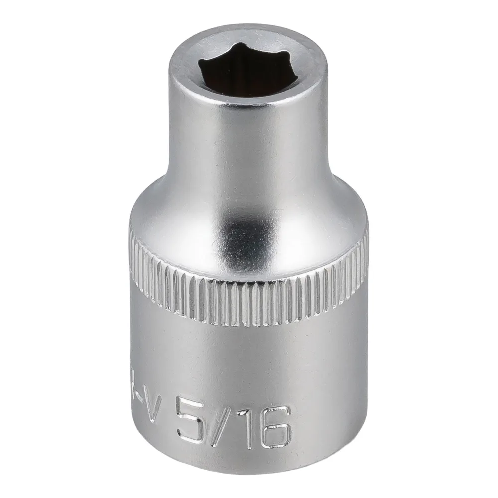 PELA 562445 Hylsa drivstorlek 1/2", 6-kant, kort 7/16"