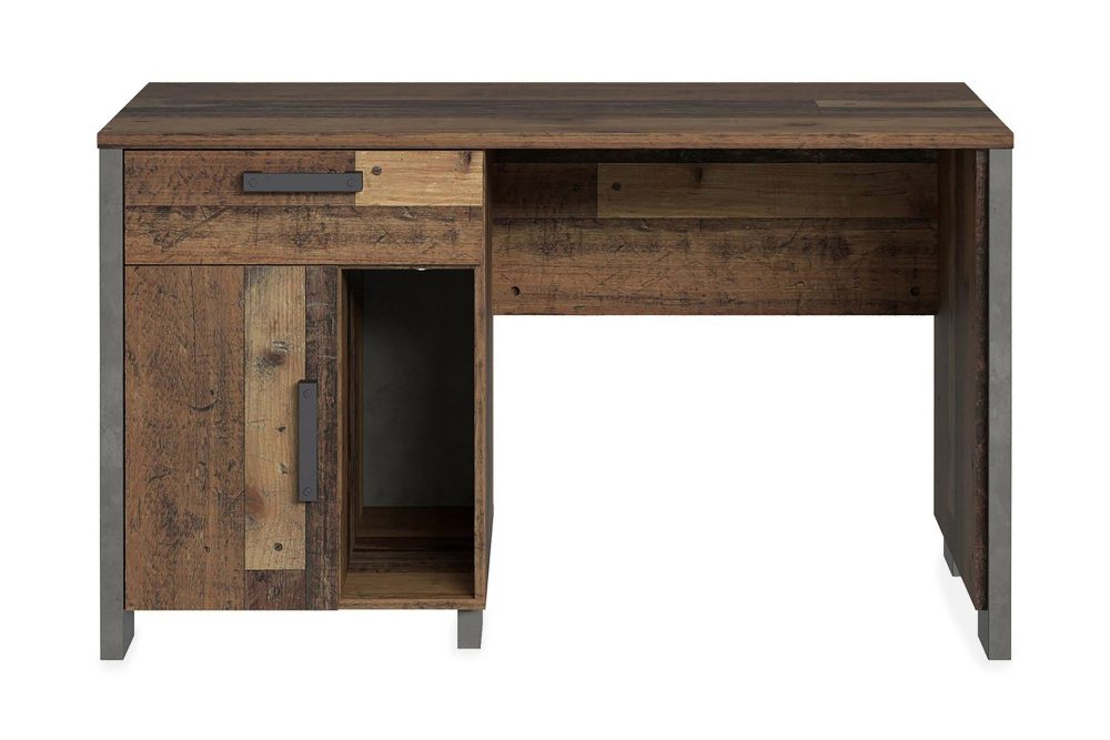 Lazarius Skrivbord 155 cm med Förvaring Skåp + Låda + Hylla