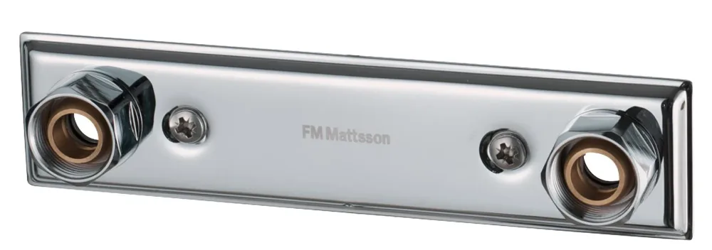 FM Mattsson 1420-0120 Blandarfäste 160 c/c, krom Ø12 mm