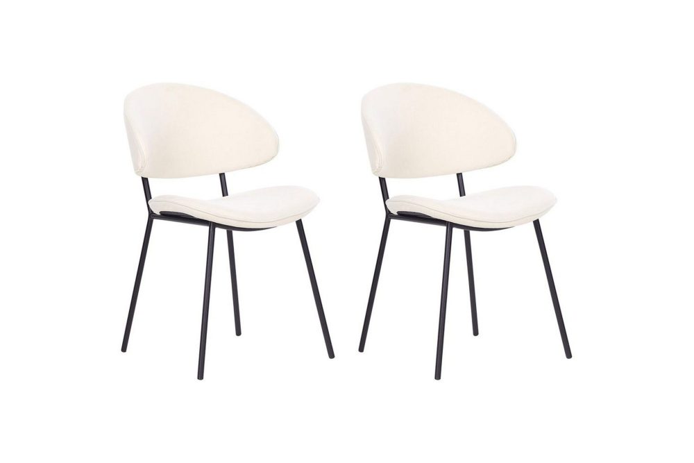 Matsalsstol Kiana set om 2 Beige