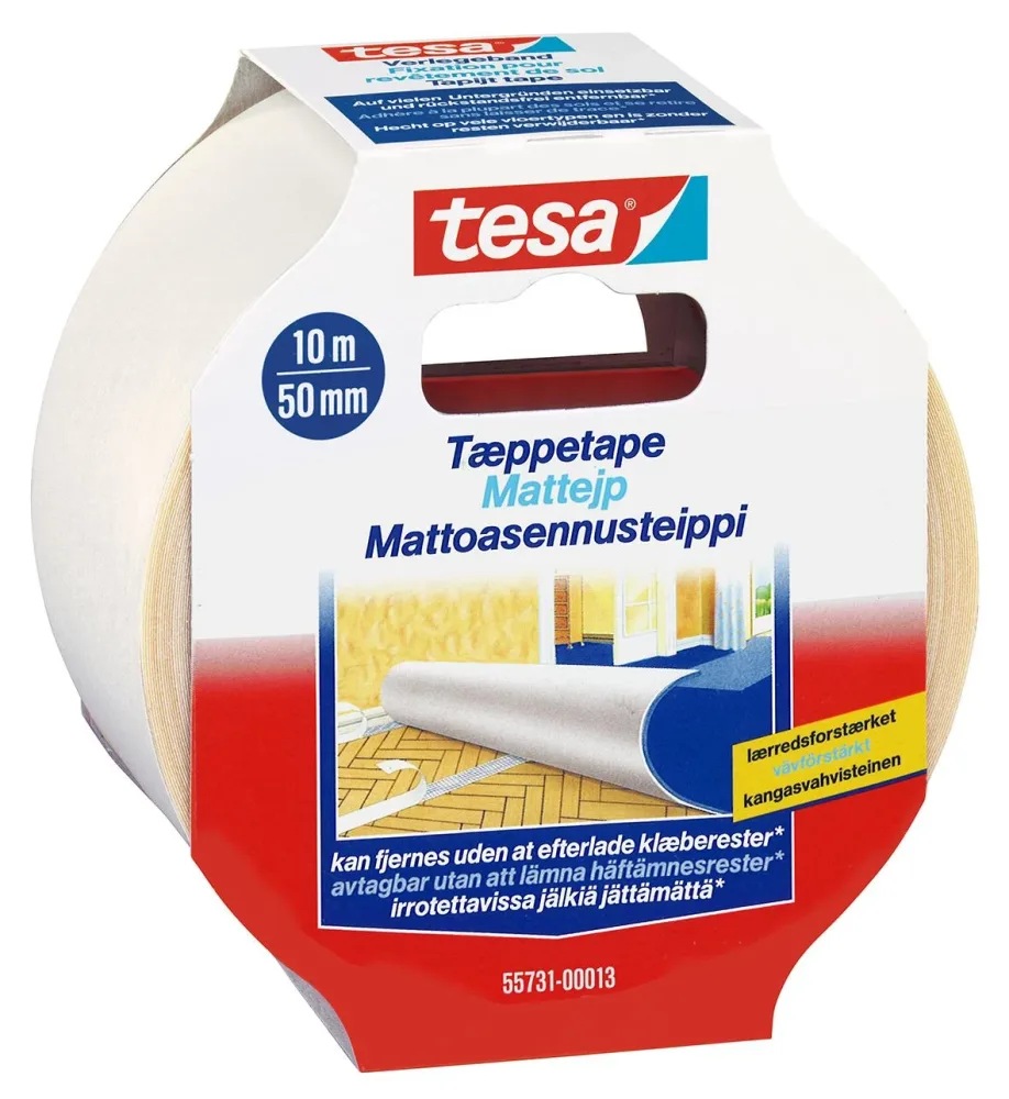 Tesa 55735 Mattejp i polypropen, dubbelhäftande 25 m x 50 mm