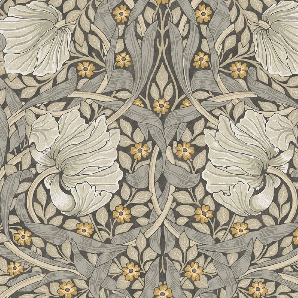 William Morris At Home Pimpernel Grey 124240 Grå Tapet | Stuvbutiken
