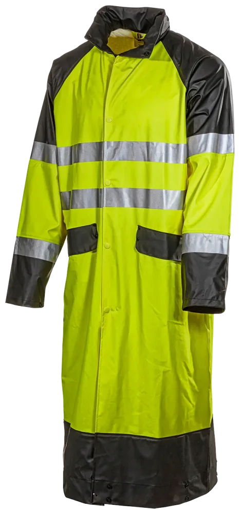 L.Brador 914PU Regnjacka hi-vis gul, klass 2 XS