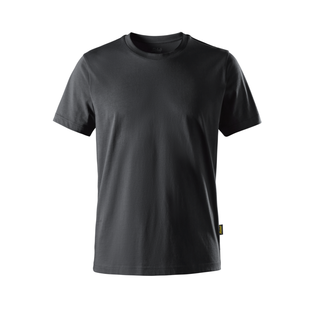 T-SHIRT KLASSISK BOMULL GRÅ STL 4XL